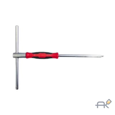Вороток Т-образный с прорезиненой поворотной рукояткой 1/4(L-290мм) (F-1565)
